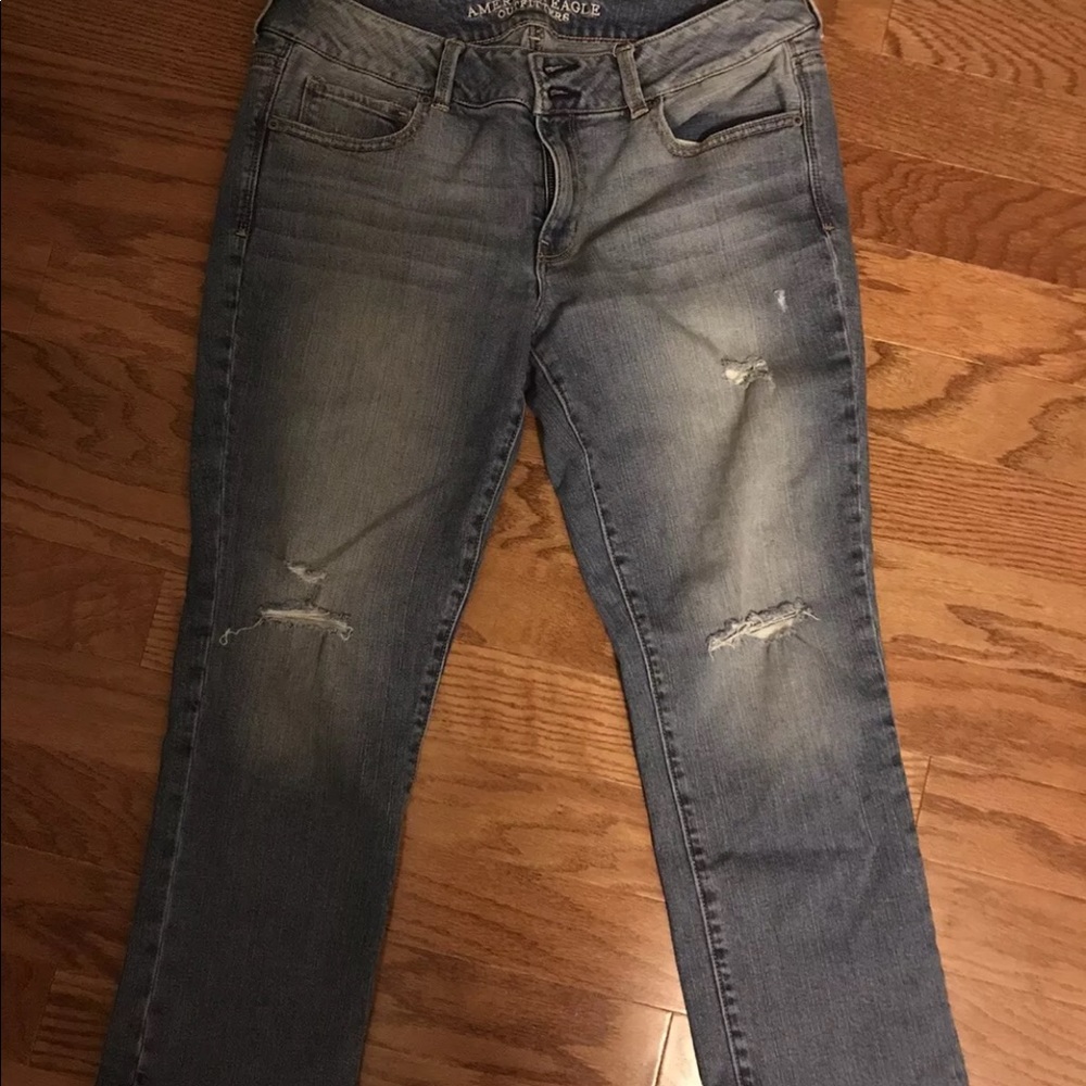 American Eagle Artist Crop Jeans